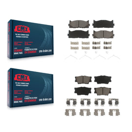 Front Rear Ceramic Brake Pads Kit For Toyota Camry Lexus ES350 Avalon ES300h