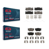 Front Rear Ceramic Brake Pads Kit For Toyota Camry Lexus ES350 Avalon ES300h