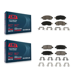 Front Rear Ceramic Brake Pads Kit For Nissan Altima LEAF