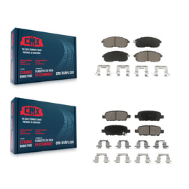 Front Rear Ceramic Brake Pad Kit For Nissan Altima Sentra Juke INFINITI G35 350Z