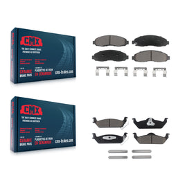 Front Rear Ceramic Brake Pads Kit For 2003-2004 Dodge Dakota