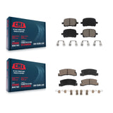 Front Rear Ceramic Brake Pads Kit For Toyota Camry Lexus RX300 ES300 Solara