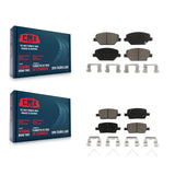 Front Rear Ceramic Brake Pads Kit For Chevrolet Camaro Without Brembo Calipers