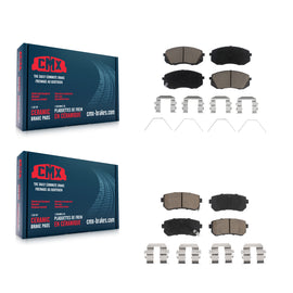 Front Rear Ceramic Brake Pads Kit For Kia Optima With Manual Parking