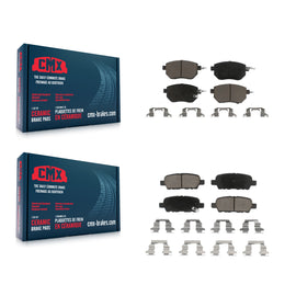 Front Rear Ceramic Brake Pads Kit For Nissan Murano Altima Maxima INFINITI FX35