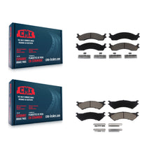 Load image into Gallery viewer, Front Rear Ceramic Brake Pads Kit For Ford E-350 Super Duty E-250 Econoline Club