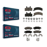 Front Rear Ceramic Brake Pads Kit For GMC Yukon Cadillac 60 Special