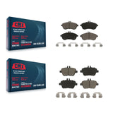 Front Rear Ceramic Brake Pads Kit For Mercedes-Benz SLK250 Without Sport Package