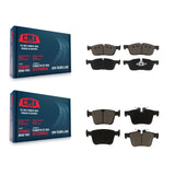 Front Rear Ceramic Brake Pad Kit For Land Rover Jaguar F-Pace Discovery Sport XE