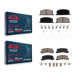 Front Rear Ceramic Brake Pads Kit For Toyota Corolla Celica Geo Prizm Chevrolet