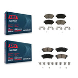 Front Rear Ceramic Brake Pads Kit For 2014 Lexus IS250 C F Sport