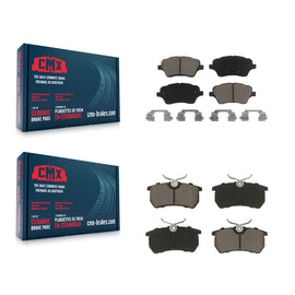 Front Rear Ceramic Brake Pads Kit For 2014-2019 Ford Fiesta ST