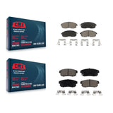 Front Rear Ceramic Brake Pads Kit For Nissan Maxima INFINITI I35 I30