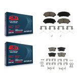 Front Rear Ceramic Brake Pads Kit For 2010-2013 Suzuki Kizashi
