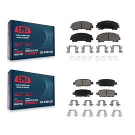 Front Rear Ceramic Brake Pads Kit For Nissan Rogue INFINITI Q50 QX50 Q60