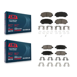 Front Rear Ceramic Brake Pads Kit For Nissan Rogue Sport Qashqai