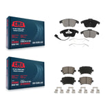 Front Rear Ceramic Brake Pads Kit For Volkswagen Tiguan Audi Q3 Limited Quattro