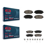 Front Rear Ceramic Brake Pads Kit For Toyota Camry RAV4 Lexus C-HR ES350 Avalon