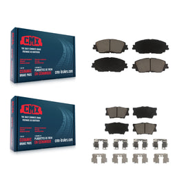 Front Rear Ceramic Brake Pads Kit For Toyota Camry