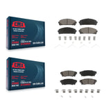 Front Rear Ceramic Brake Pads Kit For Lexus NX200t NX300 Toyota Camry NX300h