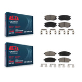 Front Rear Ceramic Brake Pads Kit For Buick Cascada Cadillac ELR