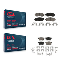 Charger l'image dans la galerie, Kit de plaquettes de frein en céramique avant et arrière pour Acura RDX 