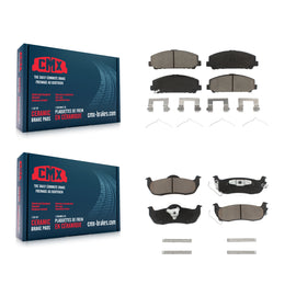 Front Rear Ceramic Brake Pads Kit For Nissan Titan Armada INFINITI QX56 TITAN