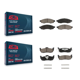 Front Rear Ceramic Brake Pads Kit For Nissan Titan Armada Pathfinder INFINITI