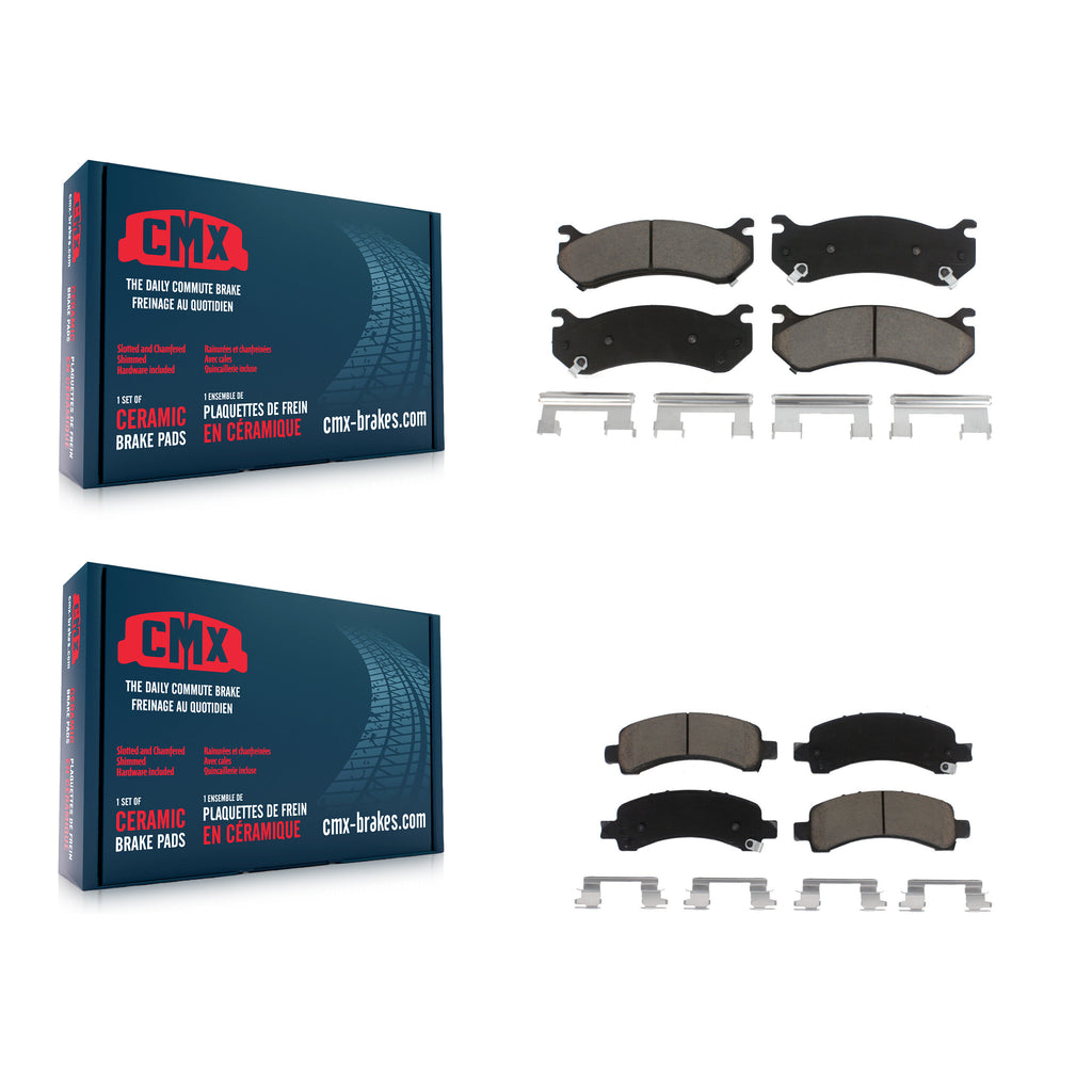 Kit de plaquettes de frein en céramique avant et arrière, pour Chevrolet Express 2003 GMC Savana 2500 – 2500 