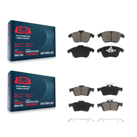 Front Rear Ceramic Brake Pads Kit For 2012 Volvo S40