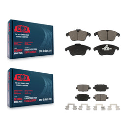 Front Rear Ceramic Brake Pads Kit For Volvo S80 Land Rover LR2