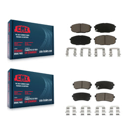 Front Rear Ceramic Brake Pads Kit For Hyundai Elantra Kia Forte Koup Forte5