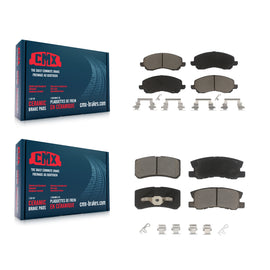 Front Rear Ceramic Brake Pad Kit For Jeep Patriot Compass Chrysler Dodge Avenger