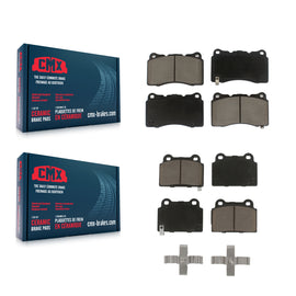 Front Rear Ceramic Brake Pads Kit For Mitsubishi Lancer