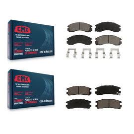 Front Rear Ceramic Brake Pads Kit For Mitsubishi Eclipse 3000GT Galant Dodge