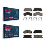 Front Rear Ceramic Brake Pads Kit For Mitsubishi Eclipse 3000GT Galant Dodge