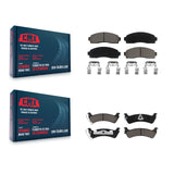 Front Rear Ceramic Brake Pads Kit For Ford Explorer Sport Trac