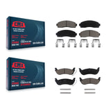 Front Rear Ceramic Brake Pads Kit For Ford Ranger Mazda B2300 B4000