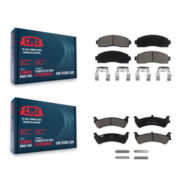 Front Rear Ceramic Brake Pads Kit For 2001 Ford Explorer Sport