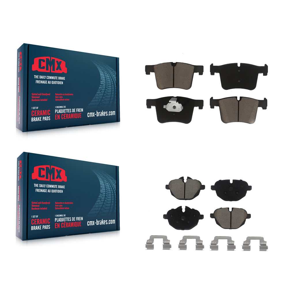 Front Rear Ceramic Brake Pads Kit For BMW X3 X4