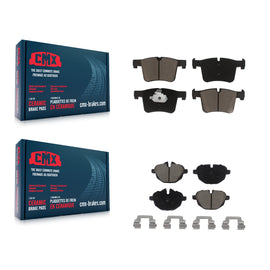 Front Rear Ceramic Brake Pads Kit For BMW X3 X4