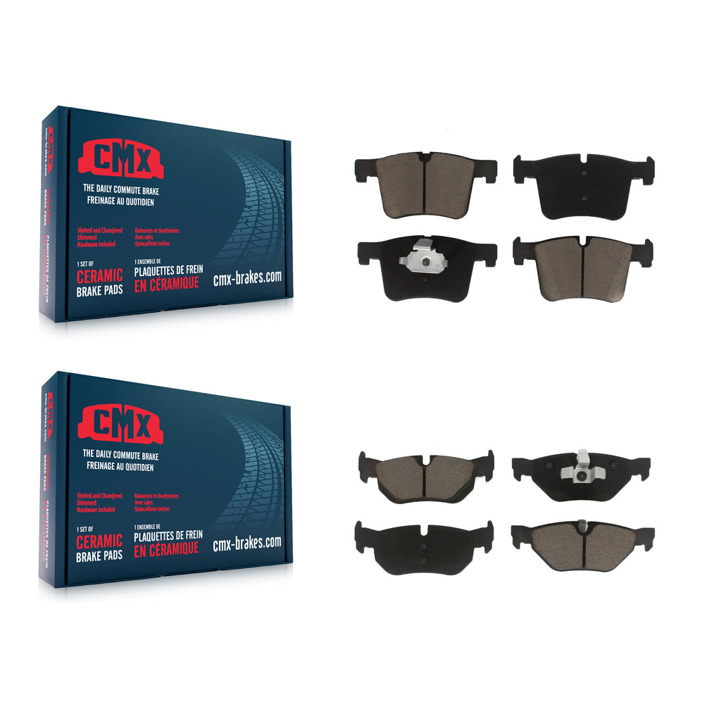 Front Rear Ceramic Brake Pads Kit For 2012 BMW 320i