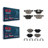 Front Rear Ceramic Brake Pads Kit For 2017 BMW X4 M40i