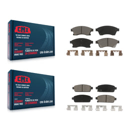 Front Rear Ceramic Brake Pads Kit For Chevrolet Cruze Buick Sonic Encore Trax