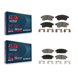 Front Rear Ceramic Brake Pads Kit For Chevrolet Cruze Buick Sonic Encore Trax