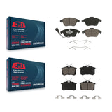 Front Rear Ceramic Brake Pads Kit For Volkswagen Jetta Beetle Golf