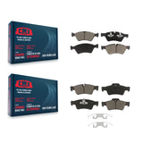 Front Rear Ceramic Brake Pads Kit For Mercedes-Benz ML350 GL450 R350 GL550 ML500