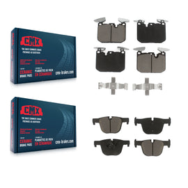 Front Rear Ceramic Brake Pad Kit For BMW 335i 340i 440i xDrive Gran Coupe 435i 3