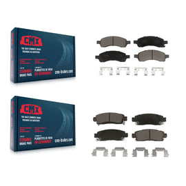 Front Rear Ceramic Brake Pad Kit For Chevrolet Traverse GMC Acadia Buick Enclave