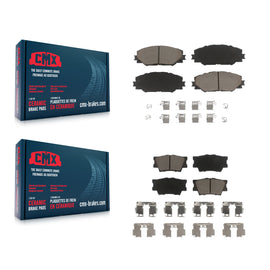 Front Rear Ceramic Brake Pads Kit For Toyota RAV4 Matrix Pontiac Vibe